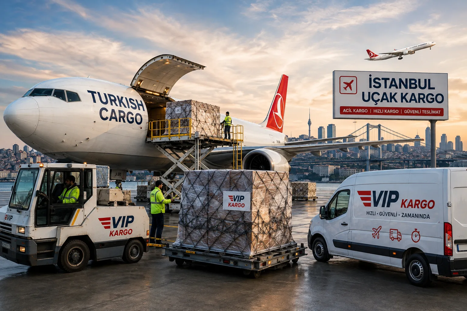 İstanbul çıkışlı uçak kargo güzergahları