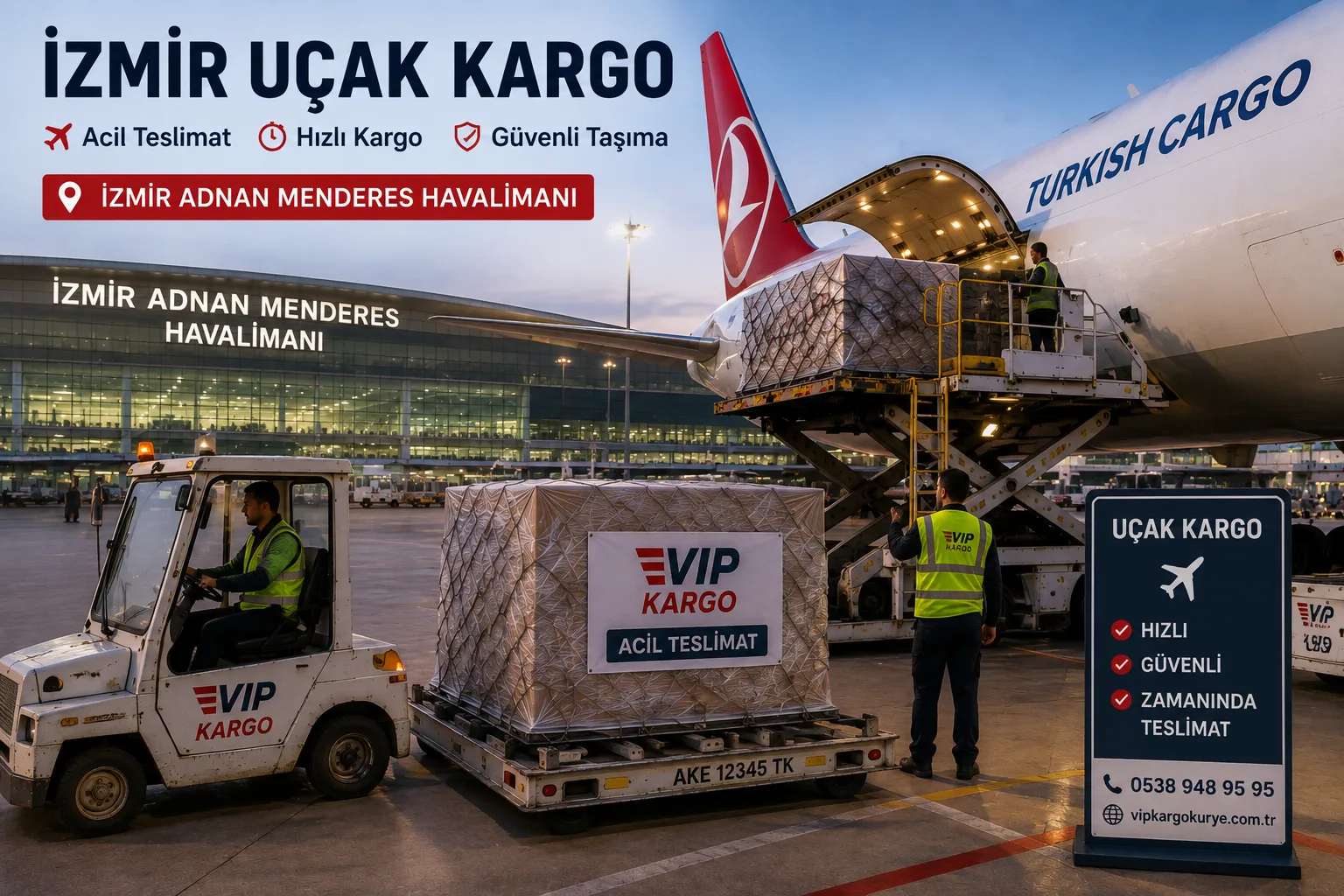 İzmir uçak kargo gönderi ve hava kargo hizmeti
