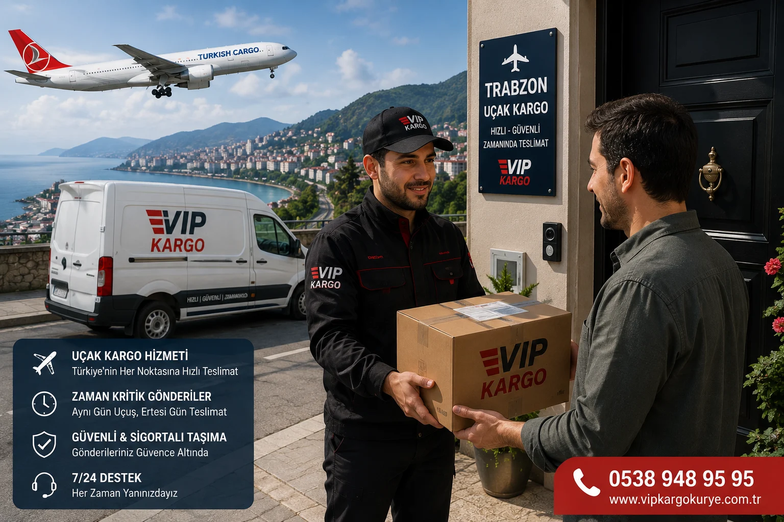 Trabzon uçak kargo gönderi ve hava kargo hizmeti