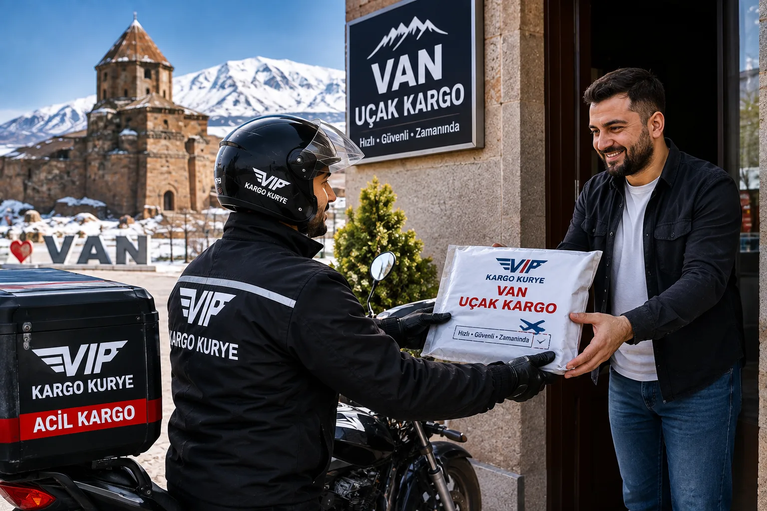 Van uçak kargo hizmeti